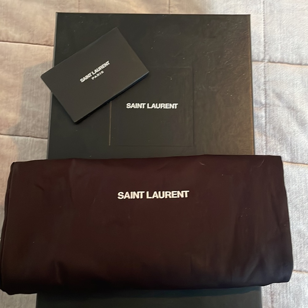 Yves Saint Laurent Glossy Black Loafers - Picture 7 of 8
